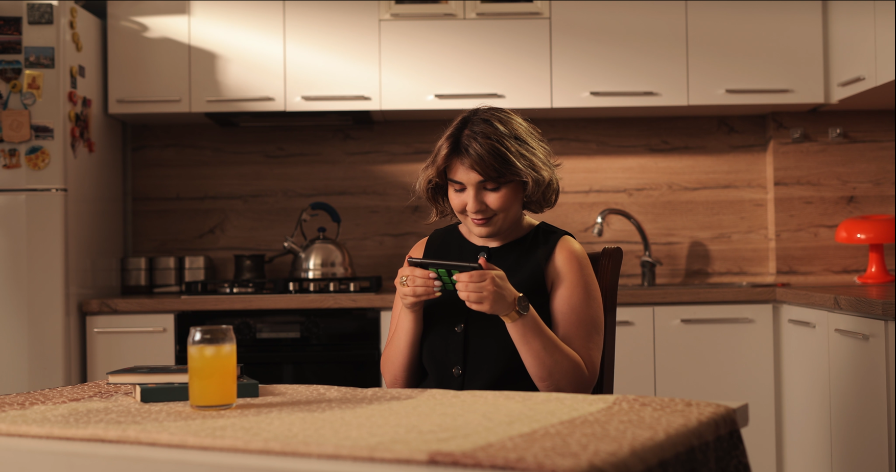 Braille Board in kitchen environment
